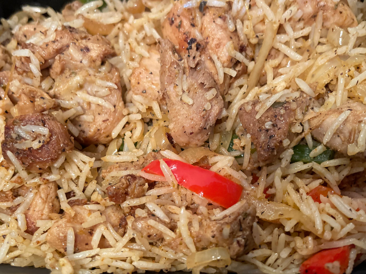 Chicken Fajita Fried Rice